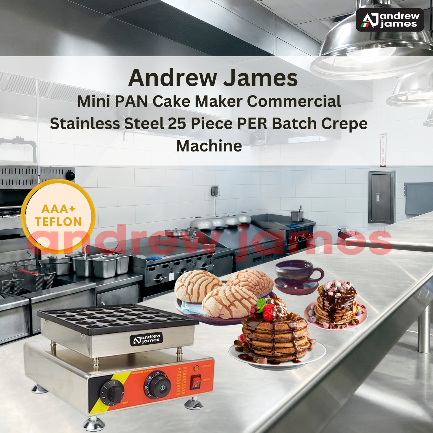 andrew james  mini pan cake maker  