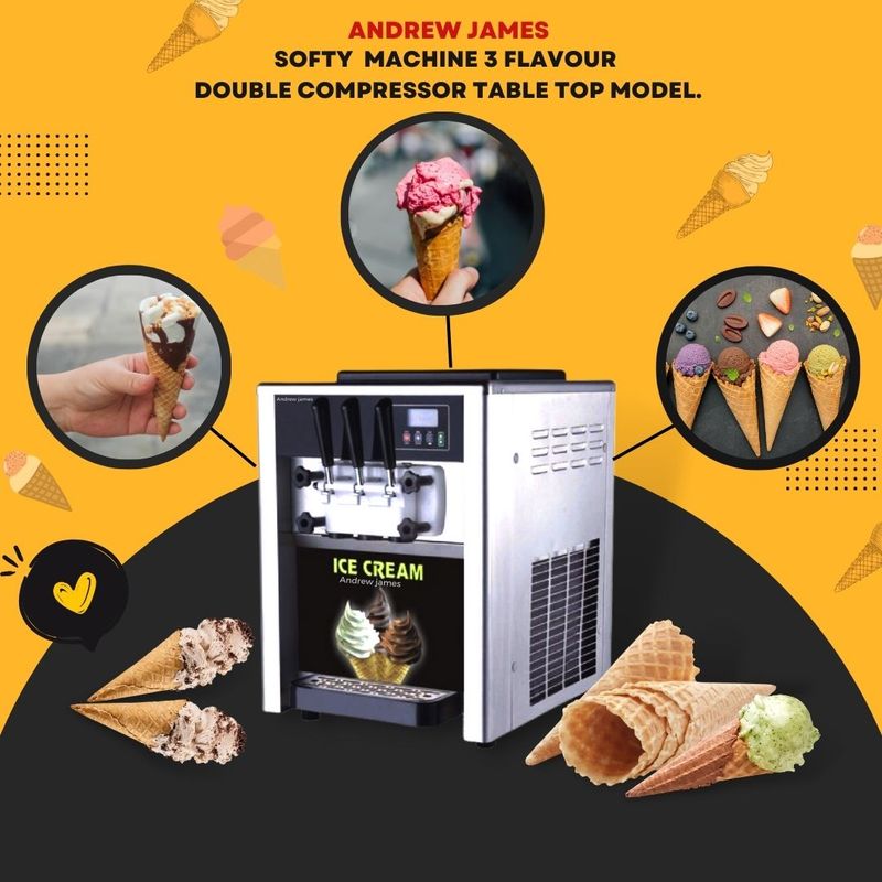 ANDREW JAMES SS  SOFTY MACHINE 1 FLAVOUR (TABLE TOP)