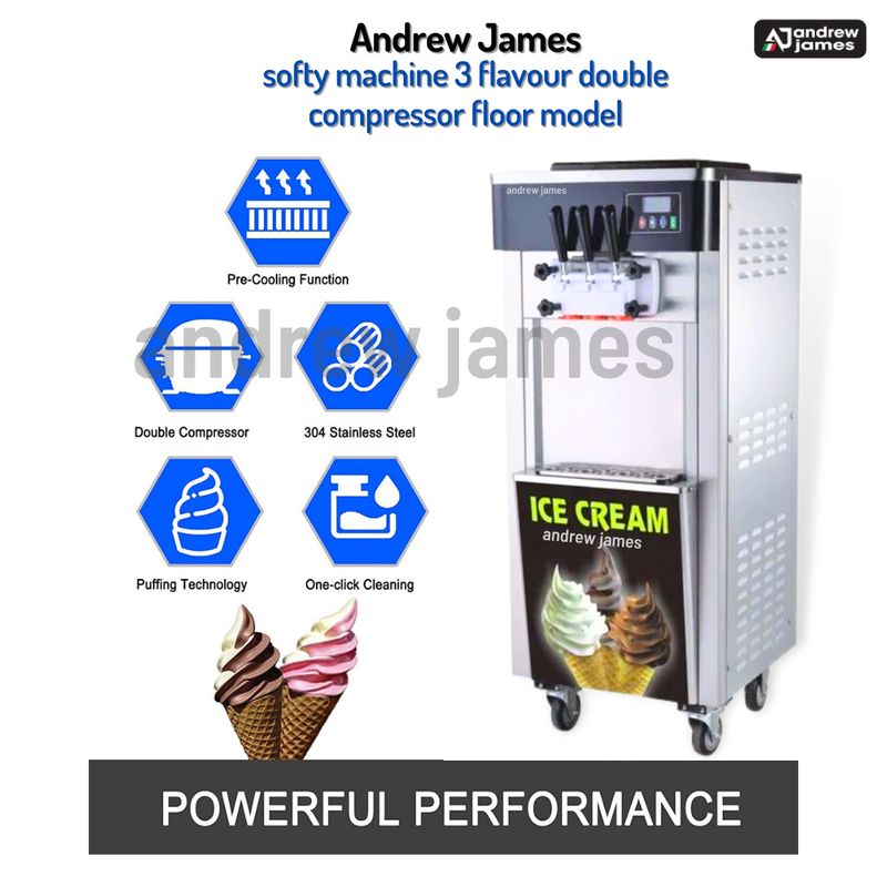 ANDREW JAMES SS  SOFTY MACHINE 3 FLAVOUR 