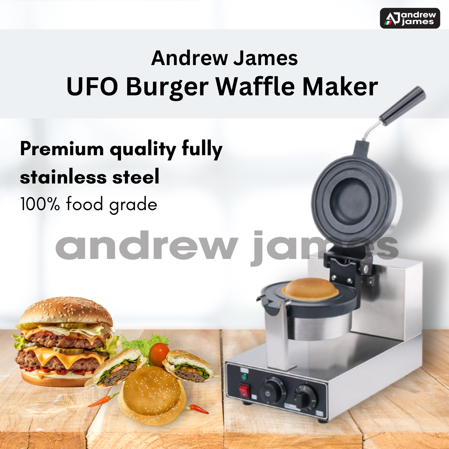 andrew james UFO WAFFLE MAKER