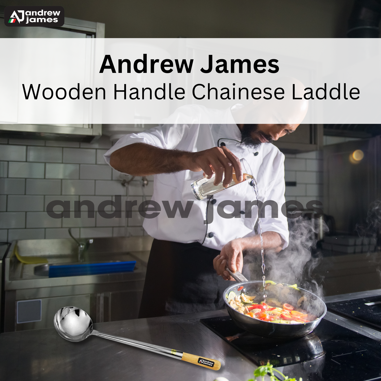 CHINESE LEDDLE WOODEN HANDLE