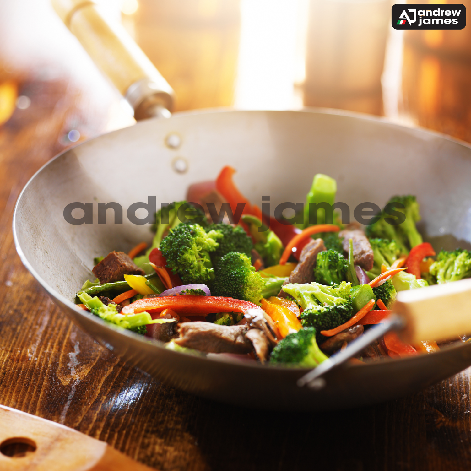 CHINESE WOK WITH 2 HANDLE LARGE