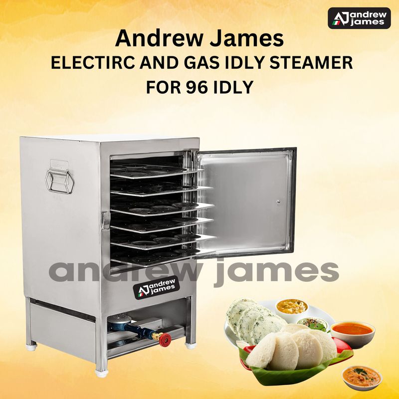 ELECTIRC AND GAS IDLY STEAMER FOR 54 IDLY