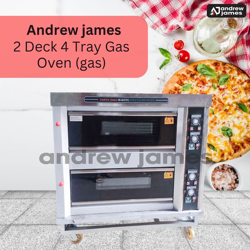 GAS OVEN 2 DECK 4 TRAY,GB024