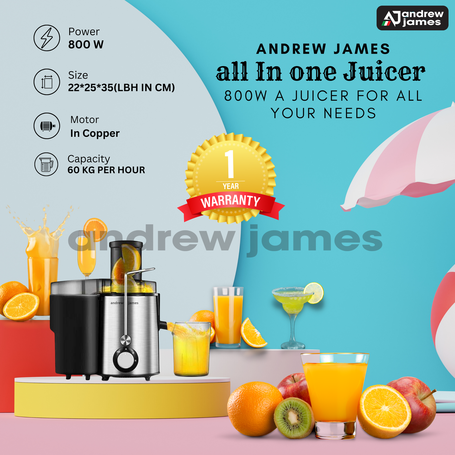 Manjeet 8 in 1 Juicer For All Vegitable &amp; Fruits