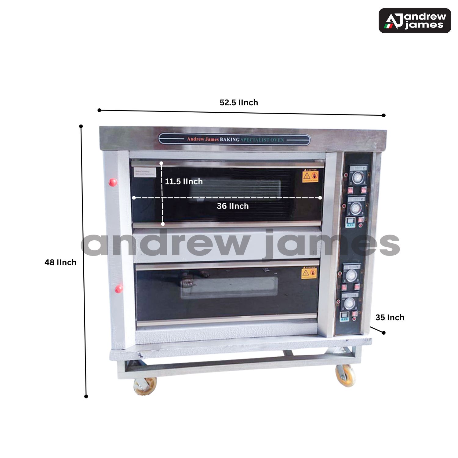 PIZZA OVEN ELECTRIC 2 DECK 2 TRAY