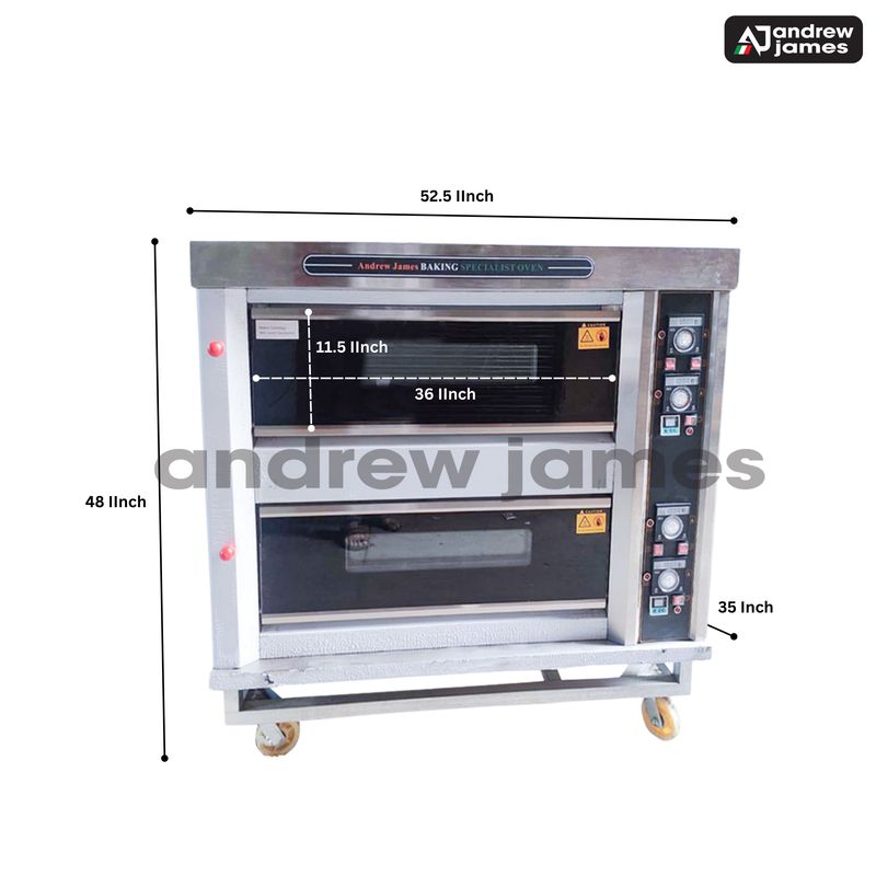 PIZZA OVEN ELECTRIC 2 DECK 2 TRAY