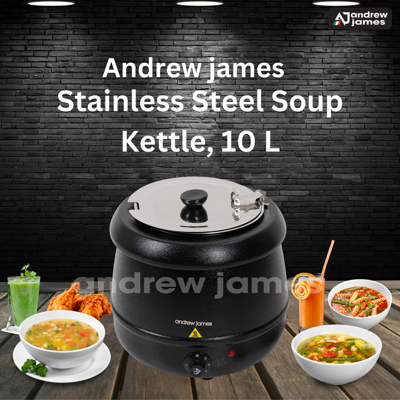 SOUP KETTLE METAL BLACK