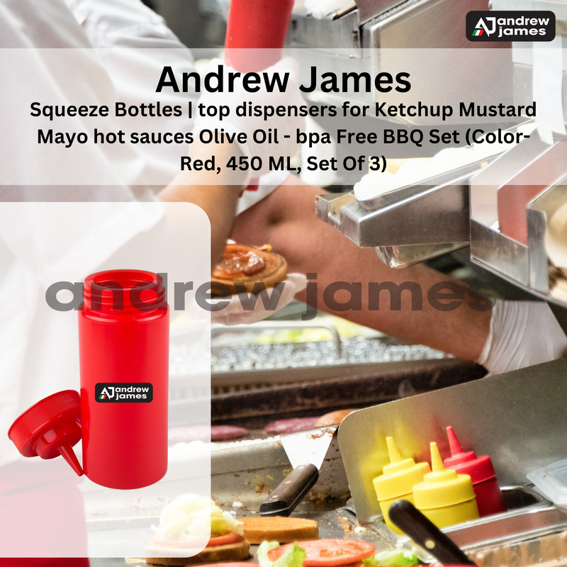 SQUEEZE BOTTLE 1000ML RED