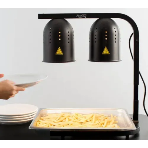 DELUX 2 HEAD AND FOOD WARMER  LAMP