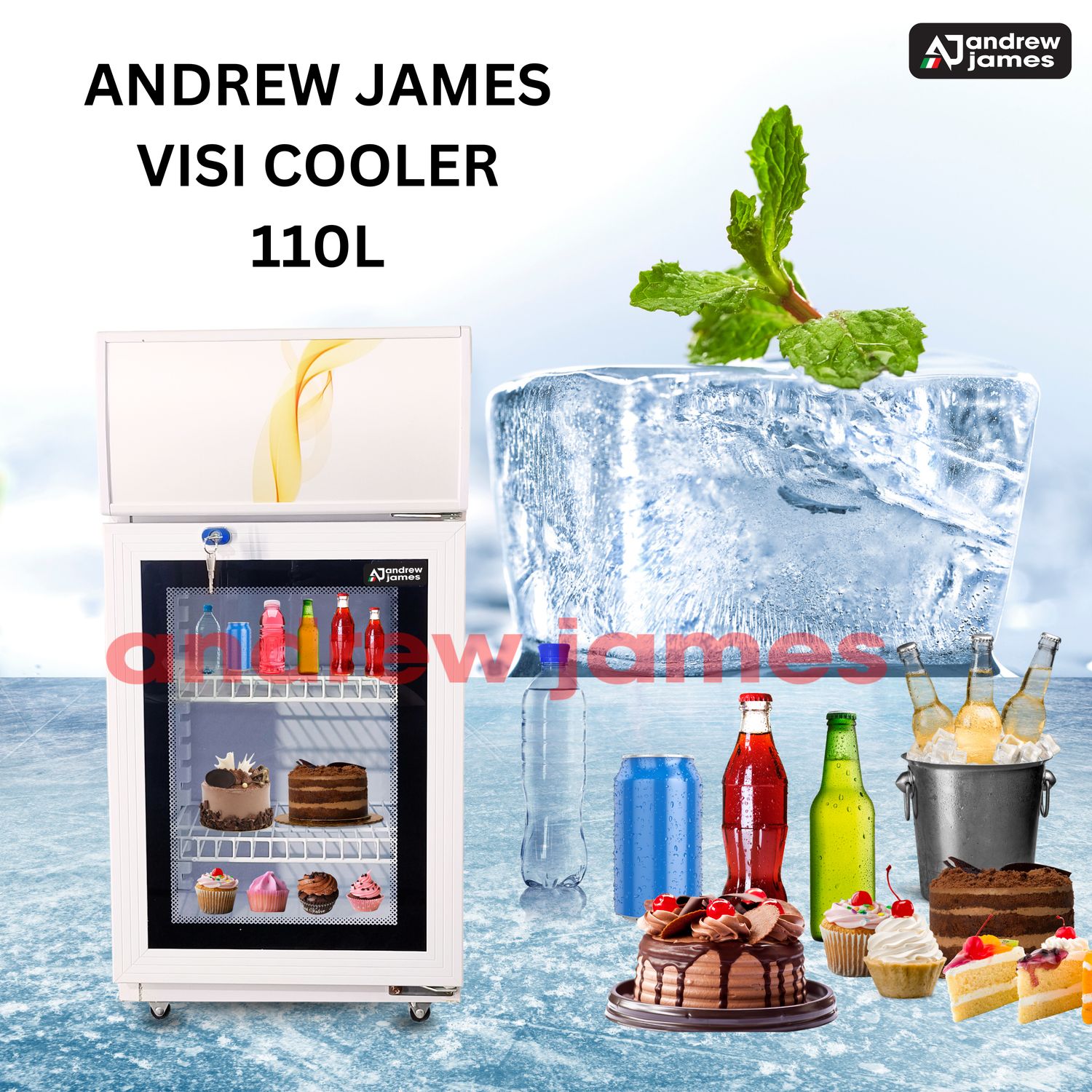 Andrew James Visi Cooler 110 Ltr