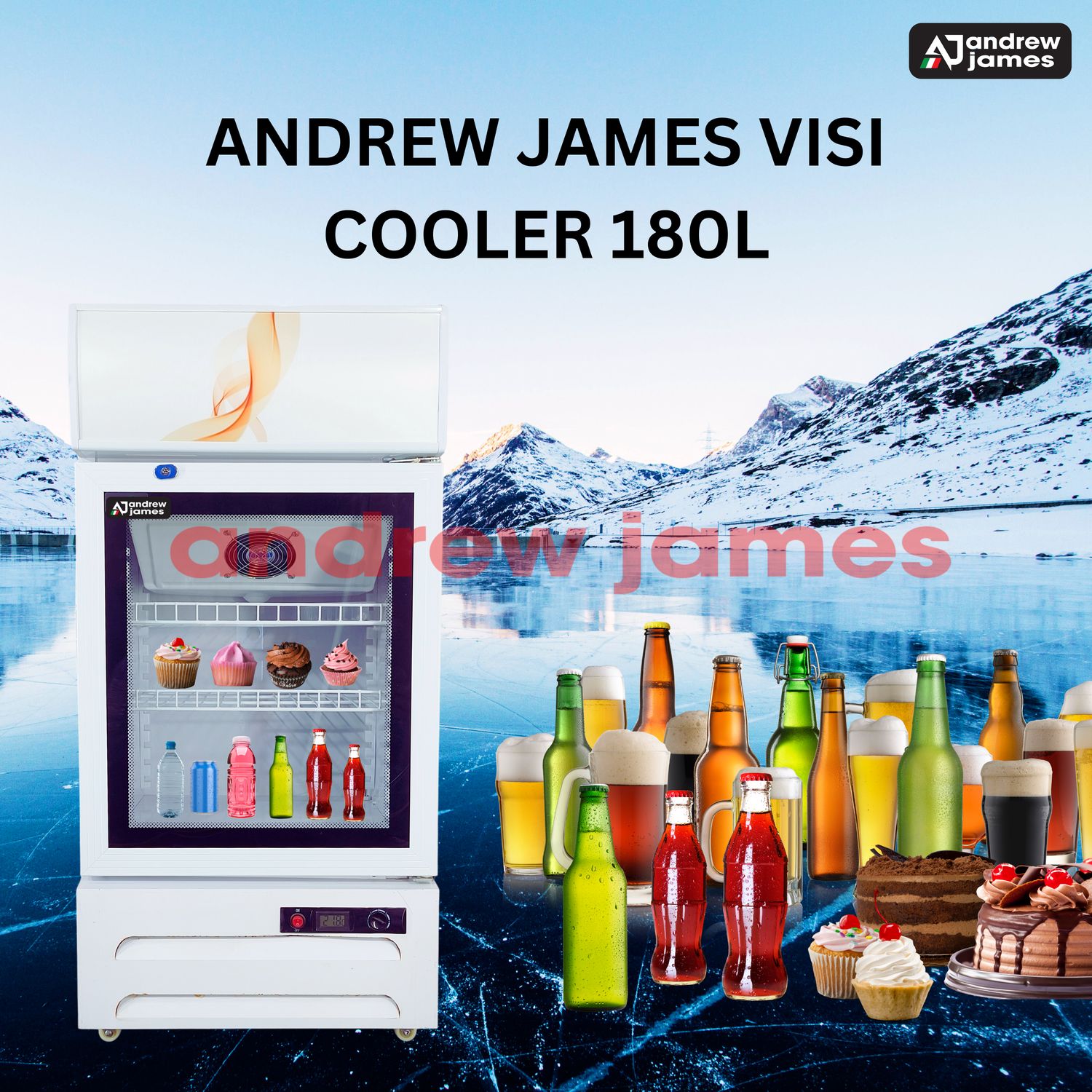 Andrew James Visi Cooler 180Ltr