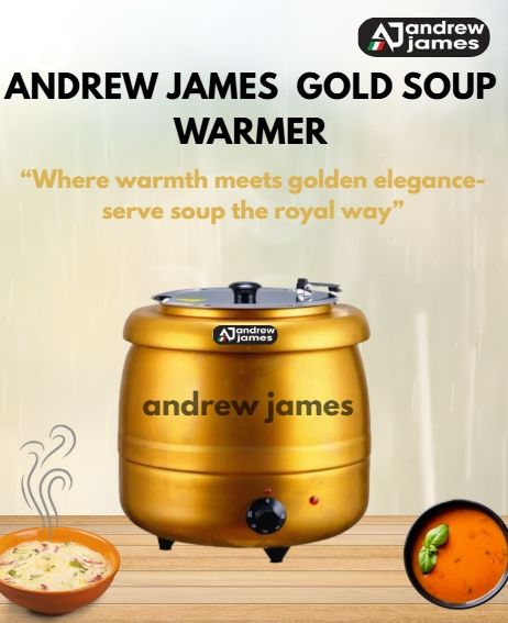 ANDREW JAMES SOUP WARMER GOLD