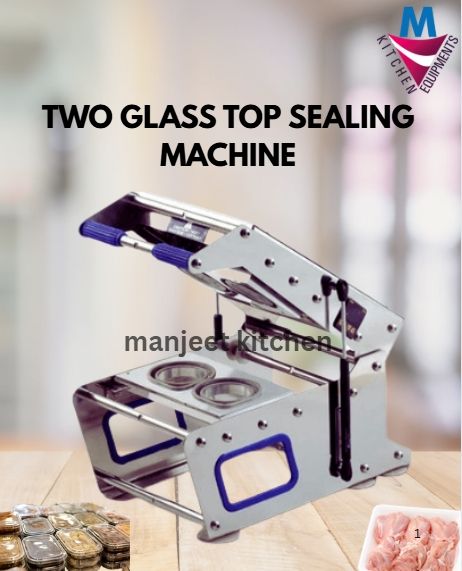 TWO GLASS TOP SEALING MACHINE