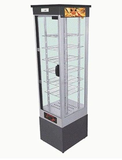 Andrew James standing  16*18*60 INCH Warming showcase (BLACK)