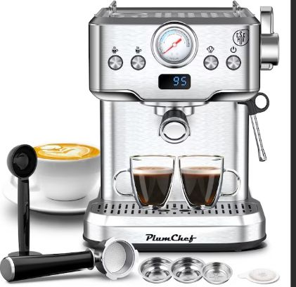 PROFESSIONAL IDEAL DOUBLE  SHORT WITH PRESSURE COFFEE MACHINE