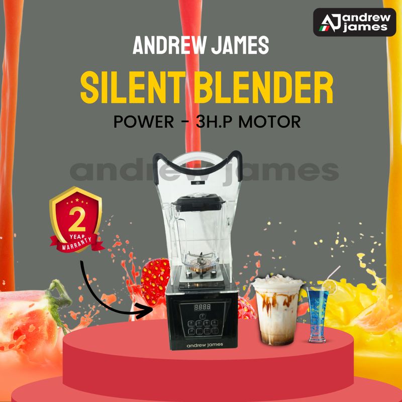 ANDREW JAMES  SILENT  PROFESSIONAL BLENDER  2200WATTS. 