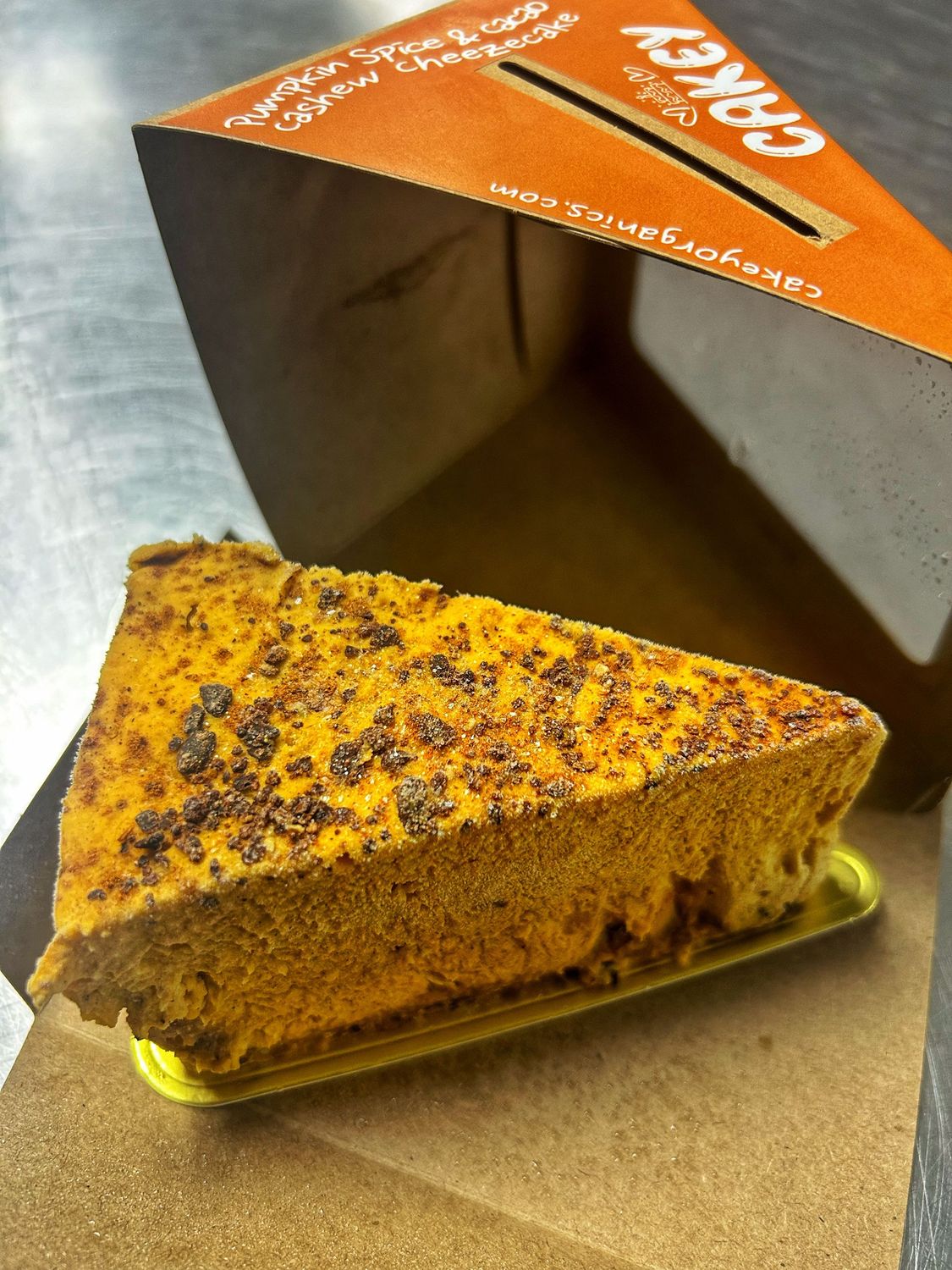 Pumpkin Spiced & Cacao Cookie Cheezecake 6in