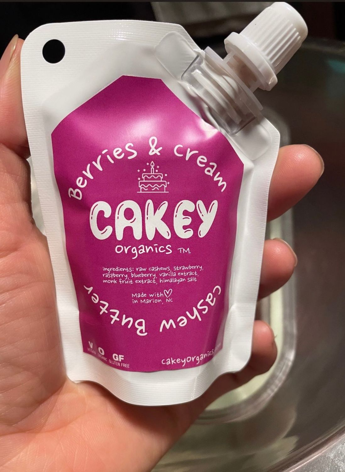 Berries & Cream Cashew Butter