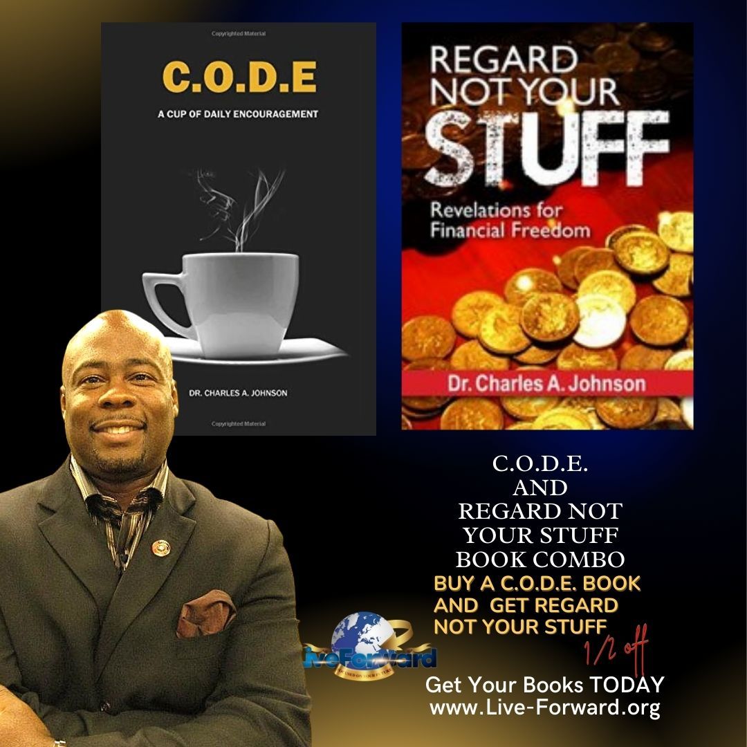 C.O.D.E. A Cup of Daily Encouragement AND Regard Not Your Stuff Book COMBO C.O.D.E. A Cup of Daily Encouragement AND Regard Not Your Stuff Book COMBO