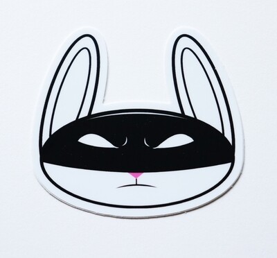 Ninja Bunny Assassin Sticker