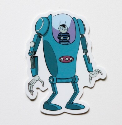 Exoskeleton Guy 3&quot; Sticker