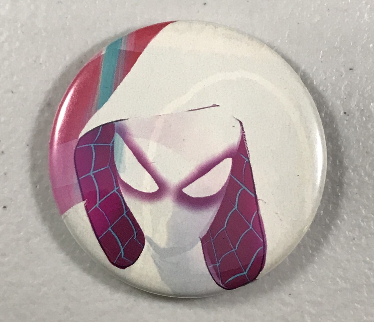 Spider-Gwen Pocket Mirror 2.25&quot; made from a comic book