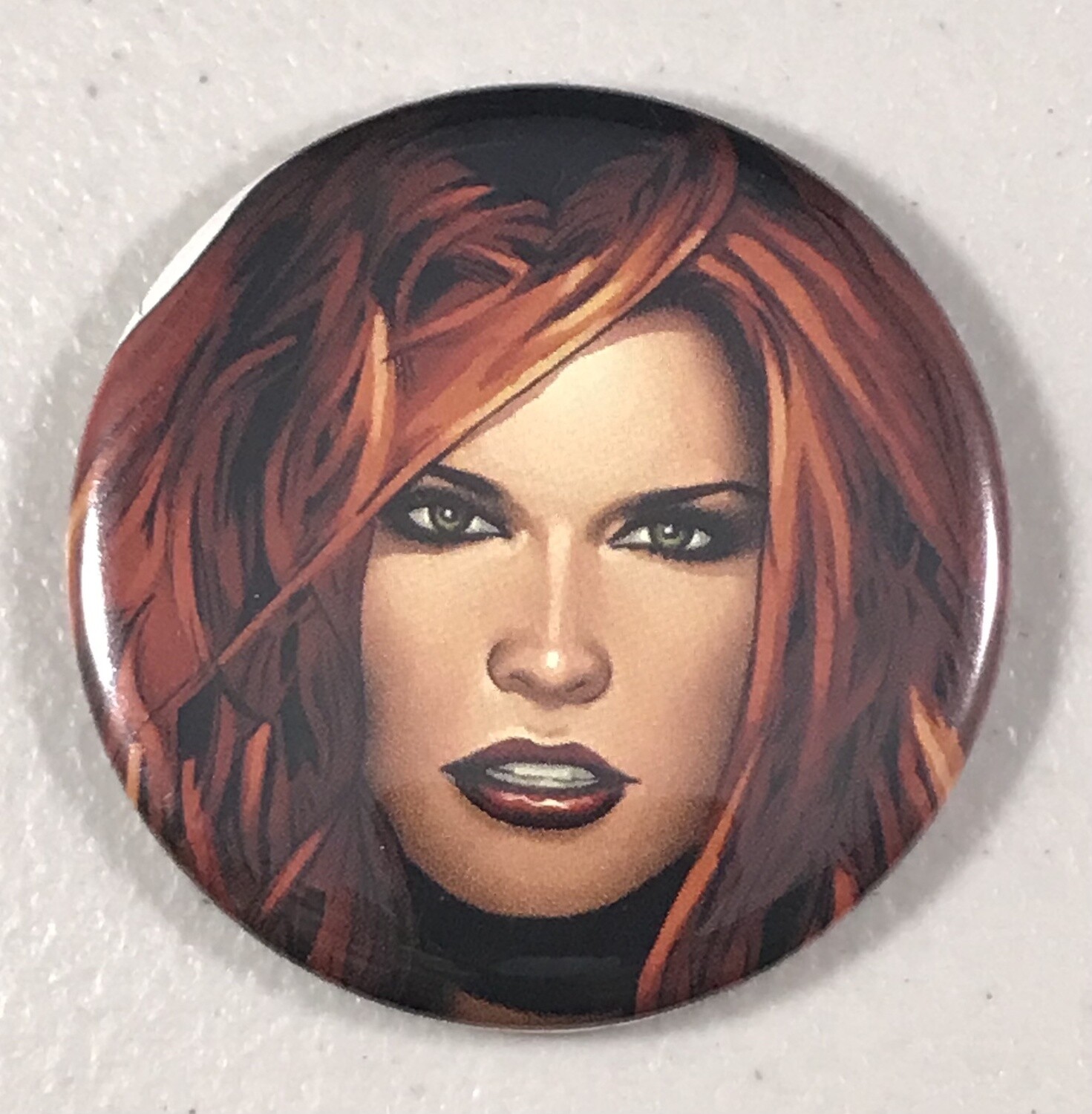 Red Sonja Pocket Mirror made from the cover of Red Sonja #1