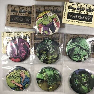 Incredible Hulk Magnet Lot of 7