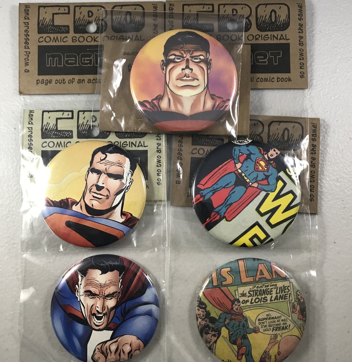 Superman Magnet Set of 5