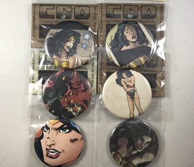 Wonder Woman Magnet Set of 6