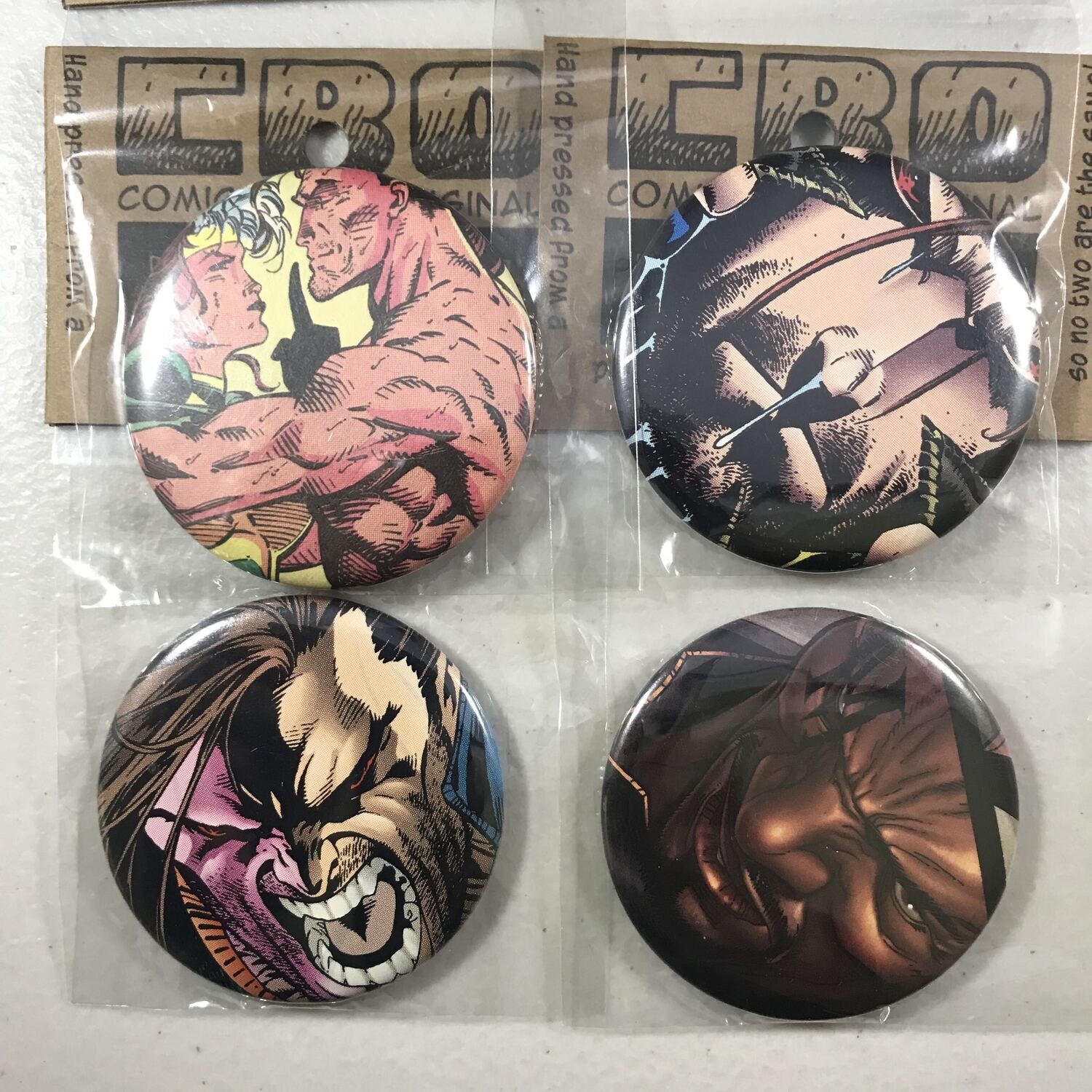 Gambit, Rogue &amp; Bishop X-Men Magnet Set of 4