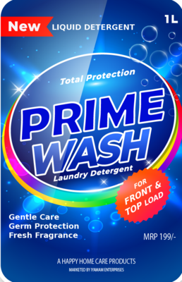 Prime Wash liquid detergent