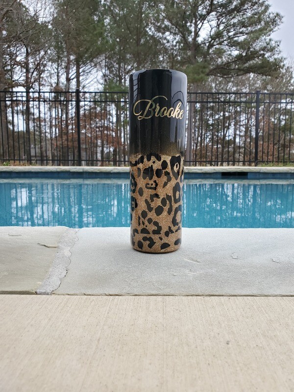 30oz Skinny Leopard Tumbler