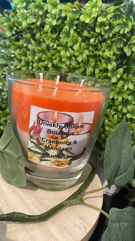 Cranberry &amp; Mandarin Candles