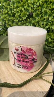 White Rose Whipped Sugar Scrubs