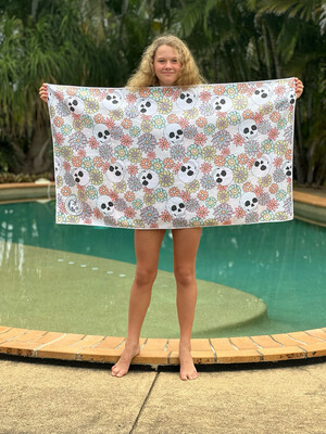 Deathly Boho Towel