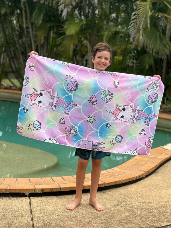 Sweet lil Mermaid Towel