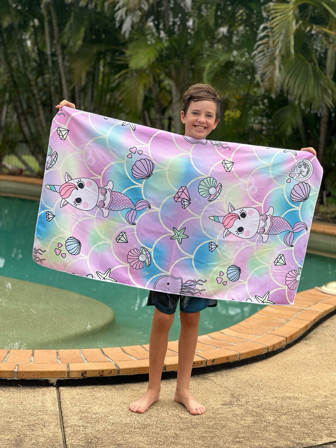 Sweet lil Mermaid Towel