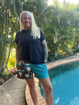 Cowhide Footy Shorts