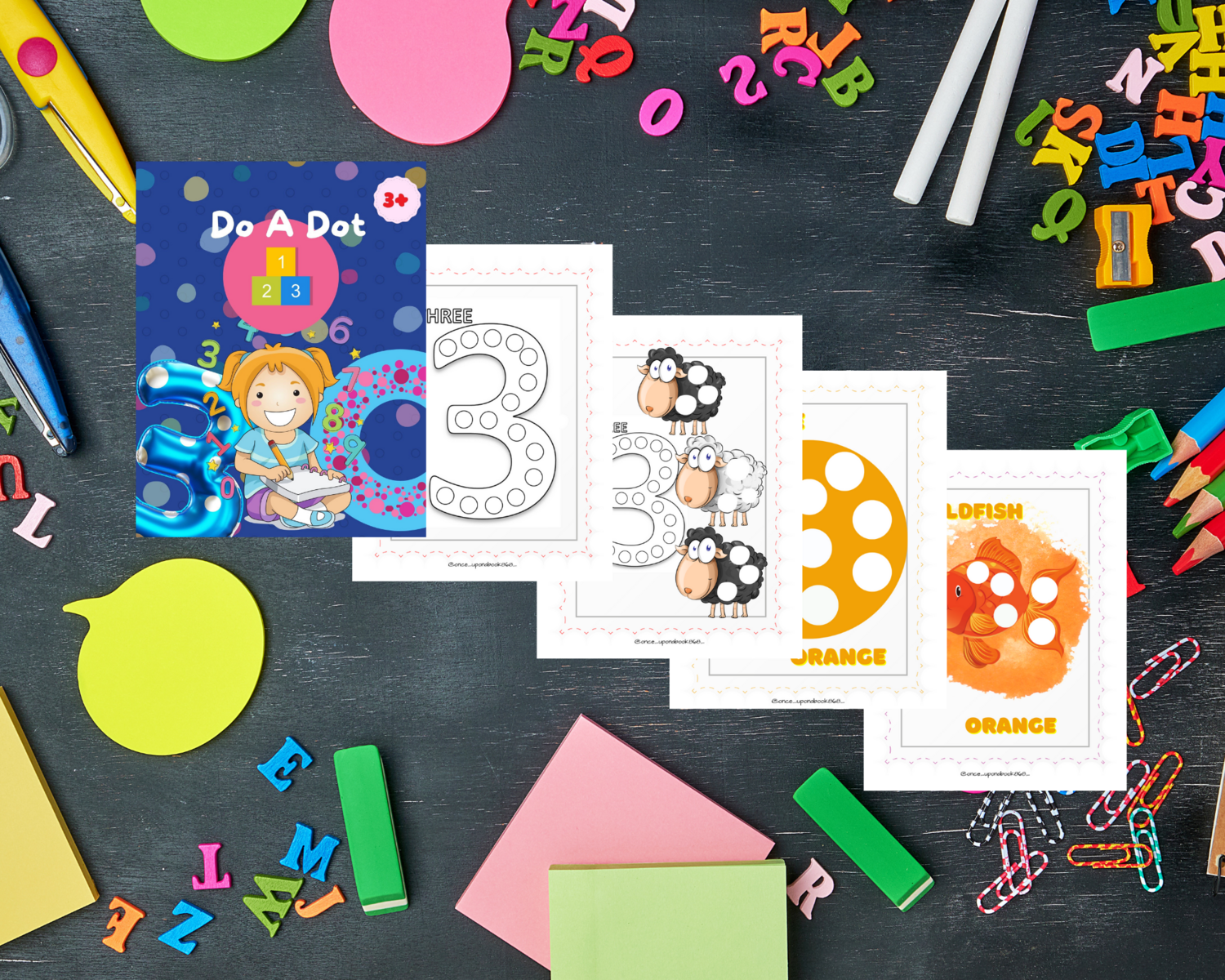 My 123 Do a Dot Numbers Coloring Activity sheets