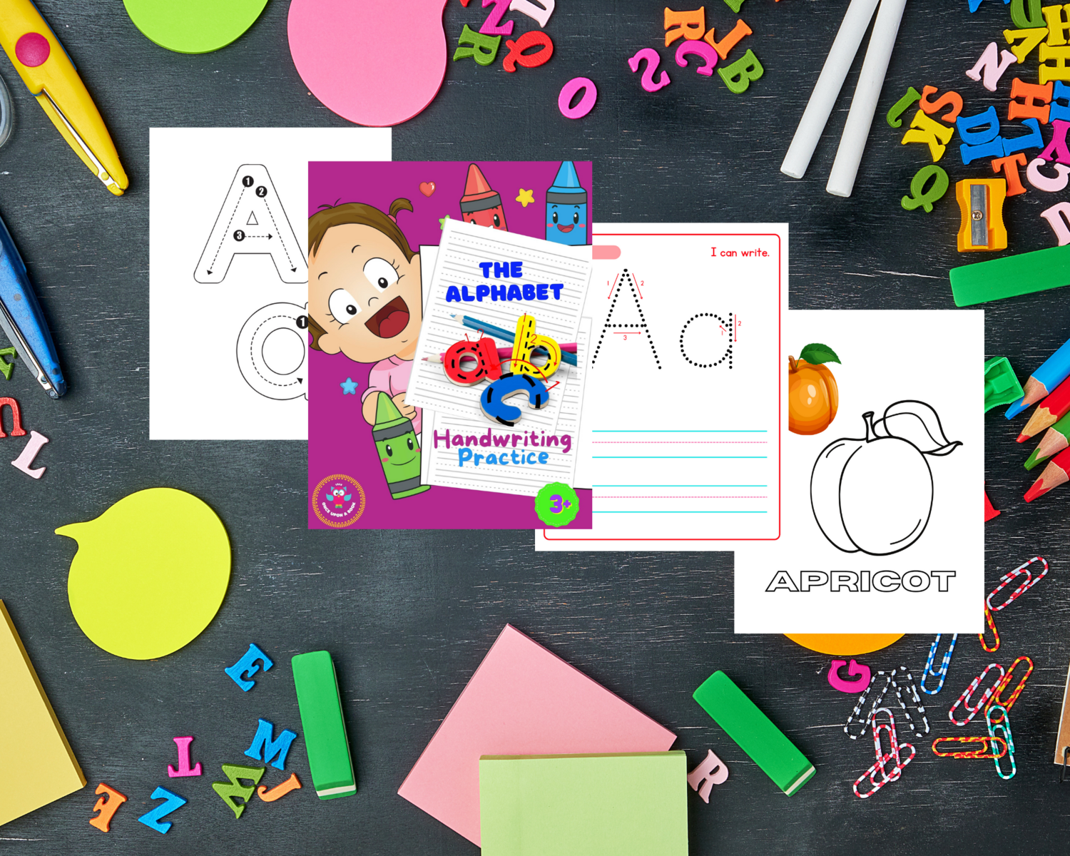 My Alphabet Handwriting, tracing and coloring worksheets