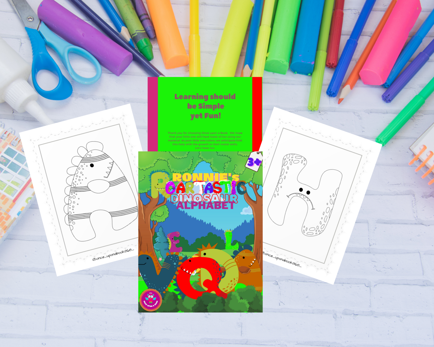 Ronnie's Roartastic Dinosaur Coloring Book