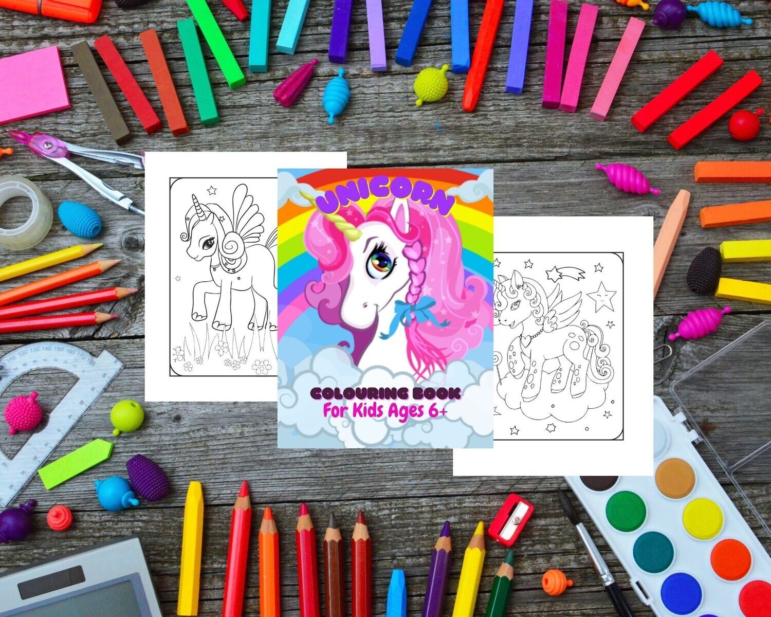 My Unicorn coloring Book