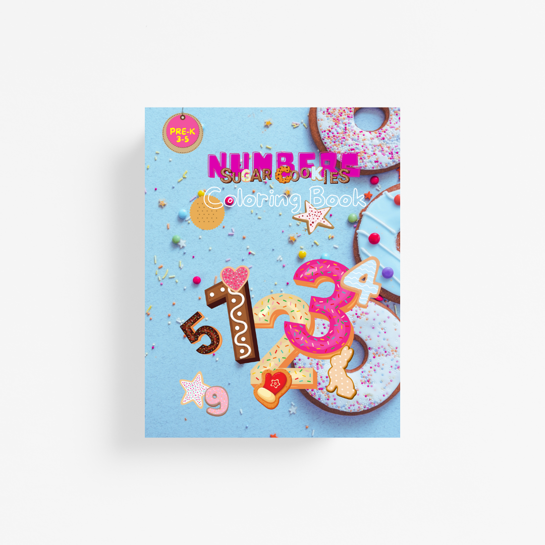 My Numbers Sugar Cookie Activity Coloring sheets