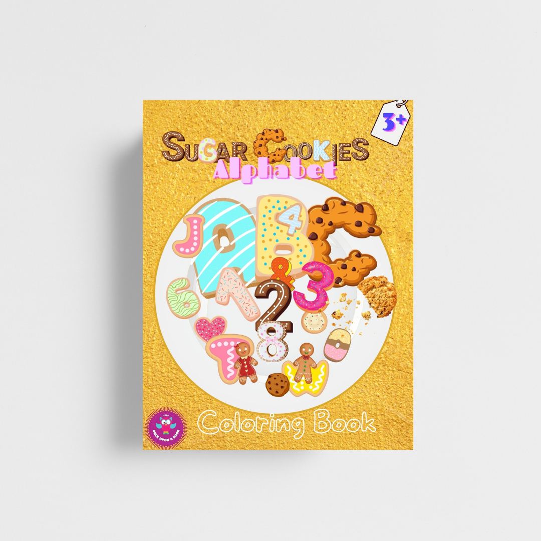 My Sugar Cookie Alphabet &amp; Numbers Coloring Worksheets