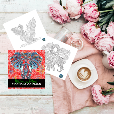 My animal Mandala coloring sheets