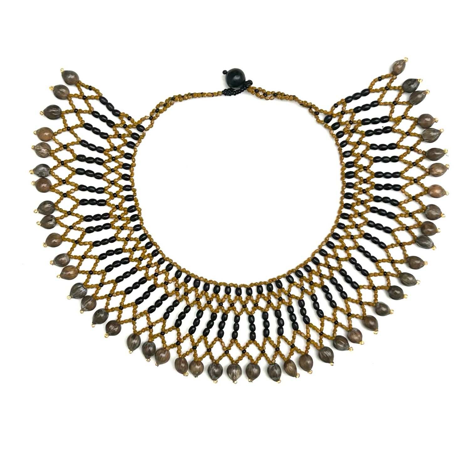 AWAJUN LUA BEADED NECKLACE NEUTRALS