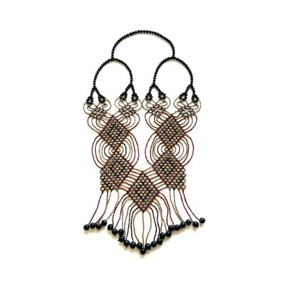 AWAJUN ENKEPA BREASTPLATE NECKLACE BUTTERFLY DIAMOND