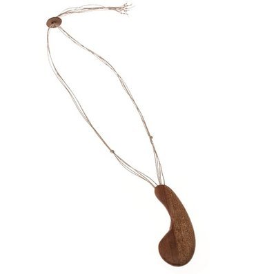 POD SCULPTED WOOD NECKLACE